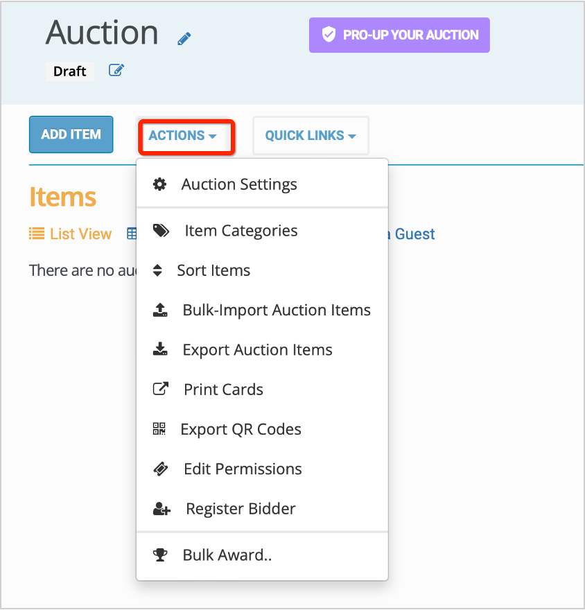 Silent Auction Pro - Online Bidding Detail Page